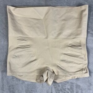 MeMoi Seamless High Waist Shaper Boy Short Panties Beige Size XL‎ Compression
